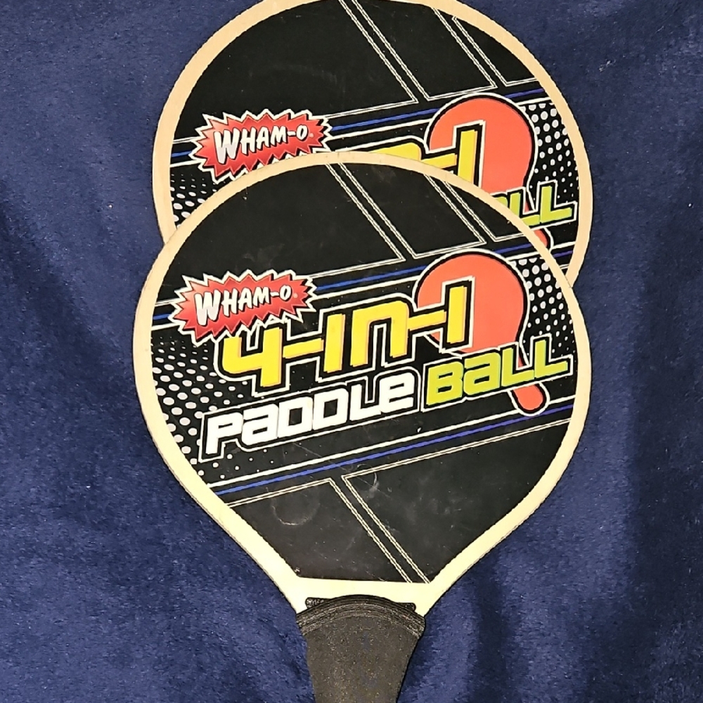 Wham-O Paddle Ball Set with Bold Graphics
